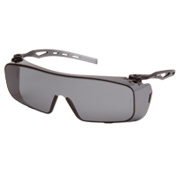 Cappture OTG Safety Glasses, Grey/Smoke Lens, Anti-Fog, ANSI Z87+/Meets/Exceeds CSA Z94.3 Pathway Supply LP