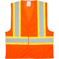 Veste de s&eacute;curit&eacute; pour la circulation, Orange haute visibilit&eacute;, 2T-Grand, Polyester Pathway Supply LP