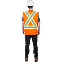 Veste de s&eacute;curit&eacute; pour la circulation, Orange haute visibilit&eacute;, 2T-Grand, Polyester Pathway Supply LP