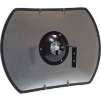 Miroir convexe rectangulaire/rond avec support, 12" h x 18" la, Int&eacute;rieur/Ext&eacute;rieur Pathway Supply LP