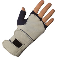 Anti-Impact Glove with Wrist Support, Cotton, Left Hand, X-Small Pathway Supply LP
