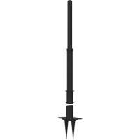 PLUS Barrier Post, 42" High, Black Pathway Supply LP