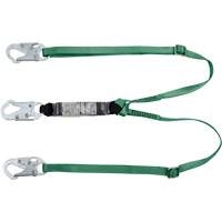 V-Series Lanyard, 6', Snap Hook Center, Snap Hook Leg Ends, Polyester Pathway Supply LP