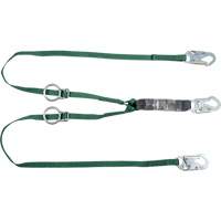 V-Series Lanyard, 3', Rebar Hook Center, Snap Hook Leg Ends, Polyester Pathway Supply LP