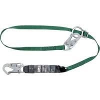 V-Series Tie-Back Lanyard, 6', Rebar Hook Center, Snap Hook Leg Ends, Polyester Pathway Supply LP