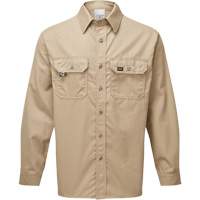 Chemise de travail de luxe 7 oz UltraSoft, Grand, Khaki Pathway Supply LP