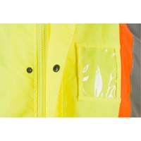 RZ1000 Rain Jacket, Polyester, Small, High Visibility Lime-Yellow Pathway Supply LP