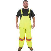 RZ1000 Rain Bib Pants, Polyester, Small, High Visibility Lime-Yellow Pathway Supply LP
