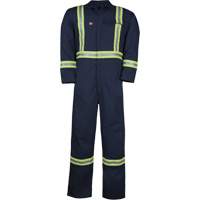 Westex UltraSoft&reg; Unlined Coveralls, Size Large (Tall), Navy Blue, 12.4 cal/cm2 Pathway Supply LP