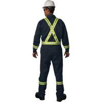 Westex UltraSoft&reg; Unlined Coveralls, Size Large (Tall), Navy Blue, 12.4 cal/cm2 Pathway Supply LP