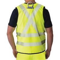 Ripstop Surveyor's Vest, High Visibility Lime-Yellow, Small, Polyester Pathway Supply LP