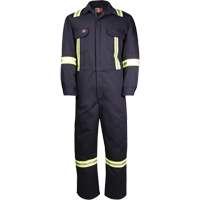 Westex UltraSoft&reg; Deluxe Coveralls with Reflective Material, Size 36, Navy Blue, 8.7 cal/cm² Pathway Supply LP