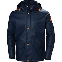 Gale Rain Jacket, Polyester/Polyurethane, X-Small, Navy Blue Pathway Supply LP