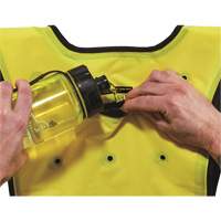 Veste refroidissante &agrave; &eacute;vaporation s&egrave;che &eacute;conomique Chill-Its 6687, Petit/Moyen, Jaune lime haute visibilit&eacute; Pathway Supply LP