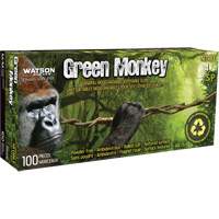 5559PF Green Monkey Gloves, Small, Nitrile, 4-mil, Powder-Free, Green Pathway Supply LP