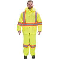 V&ecirc;tements imperm&eacute;ables RZ1000, Polyester, Petit, Jaune lime haute visibilit&eacute; Pathway Supply LP