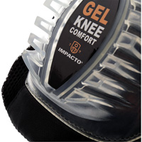 Genouill&egrave;res tout terrain, Style Boucles et crochets, Prot&egrave;ge-genoux Plastique, Tampons Gel Pathway Supply LP