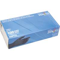 Puncture-Resistant Medical-Grade Disposable Gloves, Small, Nitrile, 5-mil, Powder-Free, Black, Class 2 Pathway Supply LP