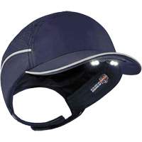 Casque antichocs l&eacute;ger avec lampe DEL 8965 Skullerz, Bleu marin Pathway Supply LP
