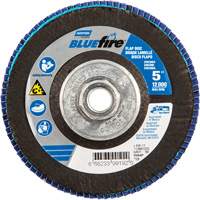 Disque &agrave; lamelles BlueFire, 5" x 5/8"-11, Type 29, Grain 80, Alumine de zirconium Pathway Supply LP