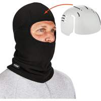 N-Ferno&reg; Zippered Balaclava Face Mask with Bump Cap Insert, Fleece/Polyester, Black Pathway Supply LP