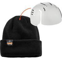 N-Ferno&reg; Zippered Rib Knit Beanie Hat with Bump Cap Insert, One Size, Black Pathway Supply LP
