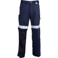 All-Season High Visibility Ventilated Pants, Poly-Cotton, 26, Navy Blue Pathway Supply LP