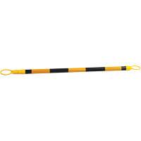 Retractable Cone Bar, 7'2" Extended Length, Black/Yellow Pathway Supply LP