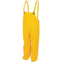 Classic Series Bib Rain Pants, Large, Polyester/PVC, Yellow Pathway Supply LP