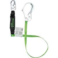 Miller&reg; HP Shock-Absorbing Lanyard, 6', Scaffold Hook Center, Locking Snap Hook Leg Ends, Polyester Pathway Supply LP