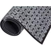 Tire-Track Performance Entrance Mats, Wiper/Scraper, 4' x 8' x 3/8", Grey Pathway Supply LP