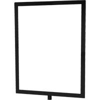 Heavy-Duty Vertical Sign Holder for Classic Posts, Black Pathway Supply LP