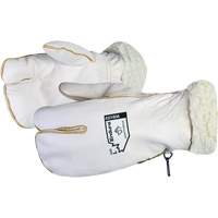Mitaine d'hiver Endura en cuir fleur de vache avec doublure de velours acrylique, Taille Grand, Mitaine Pathway Supply LP