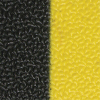 Tapis antifatigue Airsoft, Rugueux, 3' x 5' x 3/8", Noir/Jaune, &eacute;ponge en PVC Pathway Supply LP