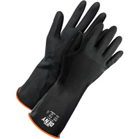 Gants r&eacute;sistants aux produits chimiques Deny, Taille 9, 12" lo, Latex de caoutchouc, Doublure en Ouat&eacute;e, Gant de calibre hiver Pathway Supply LP