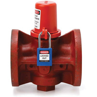 Housse de s&eacute;curit&eacute; pour fontaine et dispositif de cadenassage pour robinet &agrave; tournant, Ensemble Vanne/Robinet &agrave; eau Pathway Supply LP