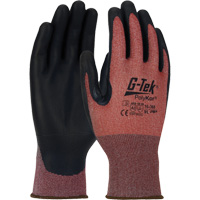 Gants r&eacute;sistants aux coupures G-Tek PolyKor X7 Neuroma, Taille Petit, Calibre 18, Rev&ecirc;tement Polyur&eacute;thane, Enveloppe en Poly&eacute;thyl&egrave;ne, ASTM ANSI niveau A3/EN 388 niveau C Pathway Supply LP