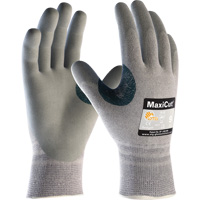 Gants r&eacute;sistants aux coupures en tricot sans coutures ATG MaxiCut 5, Taille T-petit, Calibre 13, Rev&ecirc;tement Mousse de nitrile, Enveloppe en Dyneema/Nylon, ASTM ANSI niveau A4/EN 388 niveau 4/EN 388 niveau C Pathway Supply LP