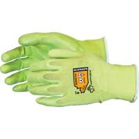 Composite Filament Fiber Cut-Resistant Hi-Viz Glove, Size 5, 18 Gauge, Foam Nitrile Coated, TenActiv Shell, ANSI/ISEA 105 Level 4 Pathway Supply LP