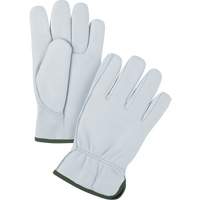 Gants de conducteur de premi&egrave;re qualit&eacute;, Grand, Paume en Cuir fleur de ch&egrave;vre Pathway Supply LP