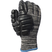 Gants antichocs enduits pour le martelage, 8/Moyen, Paume en Synth&eacute;tique, Poignet &eacute;lastique Pathway Supply LP