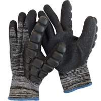 Gants antichocs enduits pour le martelage, 8/Moyen, Paume en Synth&eacute;tique, Poignet &eacute;lastique Pathway Supply LP