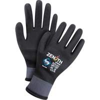 ZX-30° Premium Coated Gloves, Medium, Foam PVC Coating, 15 Gauge, Nylon Shell Pathway Supply LP