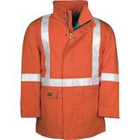Westex UltraSoft&reg; AllOut Quilt Lined Winter Parka with Reflective Stripes, Small, High Visibility Orange, 46 cal/cm² Pathway Supply LP