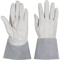 852 Ranpro&reg; FR White Stags TIG Gloves, Full Grain Calfskin, Size Small Pathway Supply LP