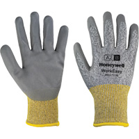 WorkEasy Cut Protective Gloves, Size 6/X-Small, 13 Gauge, Polyurethane Coated, HPPE/Glass Fibre Shell, ASTM ANSI Level A2/EN 388 Level B Pathway Supply LP