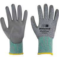 WorkEasy Cut Protective Gloves, Size 6/X-Small, 13 Gauge, Polyurethane Coated, HPPE/Glass Fibre Shell, ASTM ANSI Level A3/EN 388 Level C Pathway Supply LP