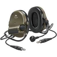 Casque VI NIB avec deux fils de sortie Peltor ComTac, Style Cordon cervical, 22 dB Pathway Supply LP