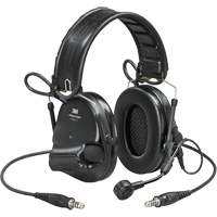 Casque VI NIB avec deux fils de sortie et rail arc Peltor ComTac, Style Bandeau, 23 dB Pathway Supply LP