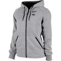 M12 Heated Hoodie Kit, Women's, Small, Grey, Polyester Pathway Supply LP